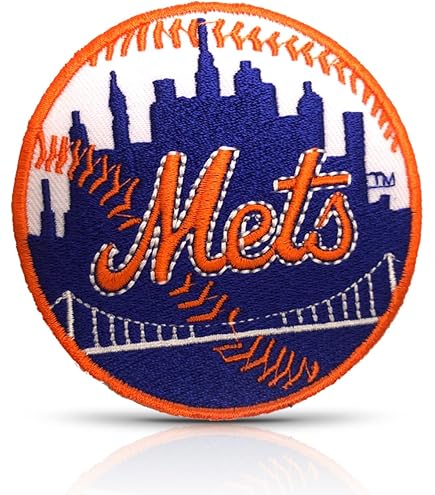 MLB ニューヨークメッツ スタジャン ダブルワッペン アーチロゴ MLB ニューヨークメッツ スタジャン ダブルワッペン アーチロゴ